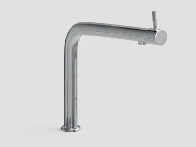 Kitchen Sink Faucet Set of 9 Low-poly 3D model