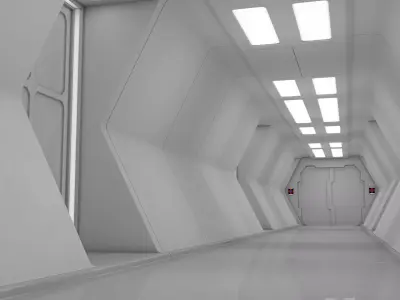 Sci Fi Corridor 3D model