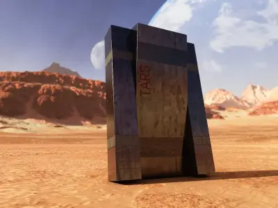 TARS - Interstellar Low-poly 3D model