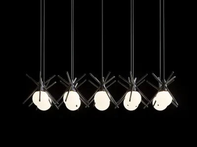 Beale 10 Light Pendant 3D model