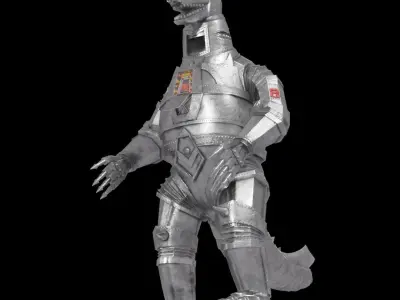Mechagodzilla Classic Toho Low-poly 3D model