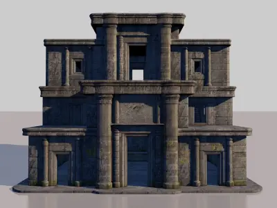 ancient ancestral temple 3D model