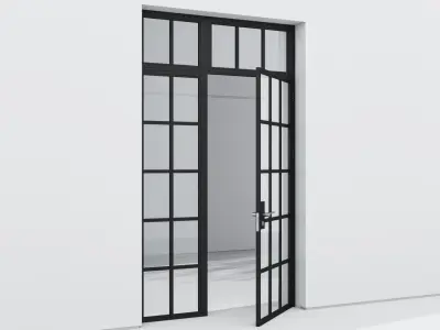 Aluminium door 181 3D model
