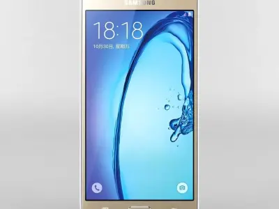  Samsung Galaxy On5 Gold 3D model