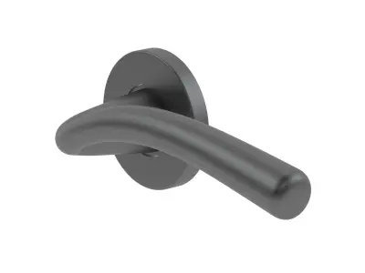 Urfic Winchester Door Handle Matt Black 3D model