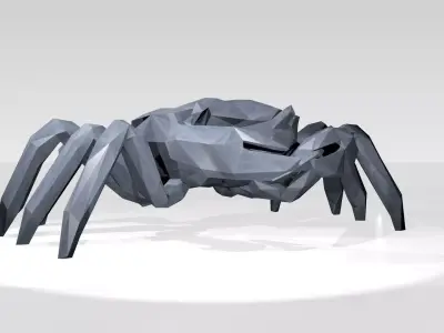 Crab Low Poligonal 3D model