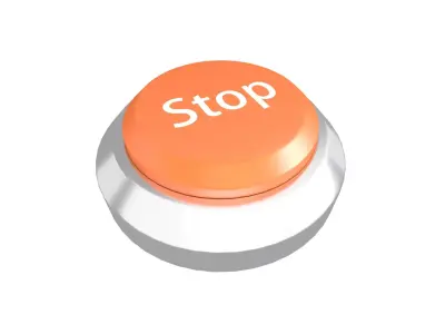 Start Button V1 024 Low-poly 3D model