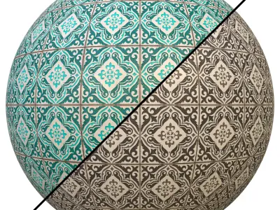 tile patterned 139-seamless-4k-pbr  Texture
