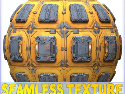 Sci-FI Seamless Texture Texture 24