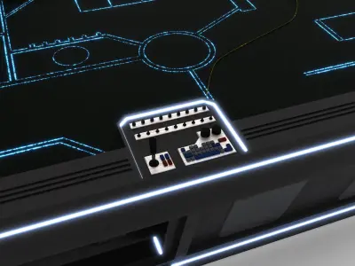 Tactical hub table 3D model
