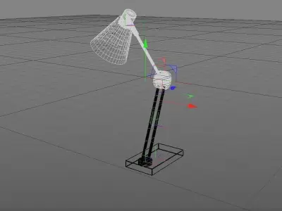 Table Lamp 3d Model Free Free low-poly 3D model