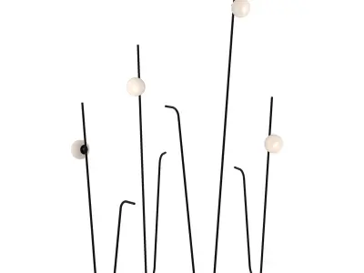 Pois lamps by Karman 3D model