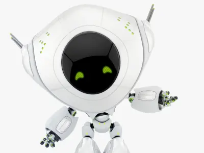 Pirate bot VI 3D model