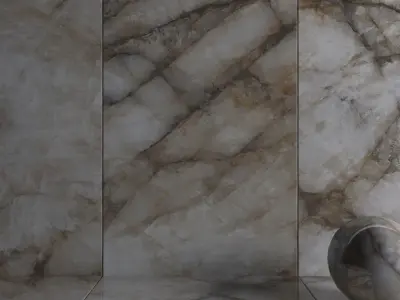Wall Tiles Museum Crystal Thunder 160x320 Set 1 Texture