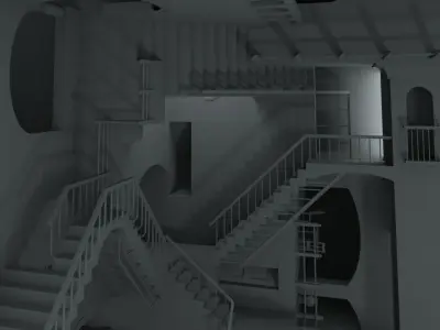 Escher Relativity 3D Model 3D model