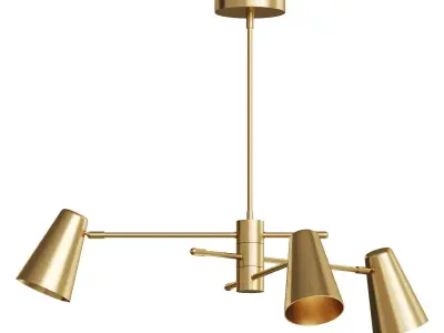 Jamira Convertible Chandelier 3D model