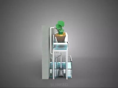 HYDROPONIC PLANT FARM DRIP SYSTEM NUTRIENT AUTO IRRIGATION TIMER 3D model