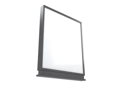 Advertising Display LCD Mockup v7 001 Low-poly 3D model