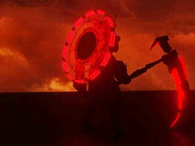 Skibidi Toilet Executioner Low-poly 3D model