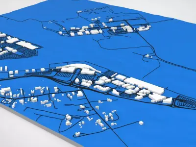 Canberra International Airport Australia 3D model