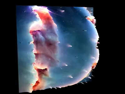 Twins Nebula 3D model