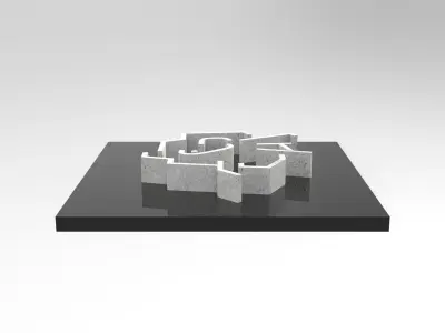 ARCHIPLAN 08 Low-poly 3D model