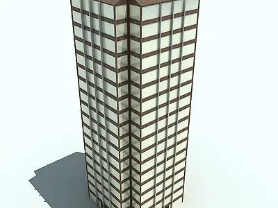 Apartment Building 52 3D model