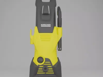 High Pressure Washer Low-poly 3D model