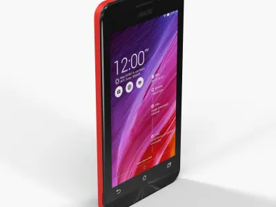 Asus ZenFone 4 A450CG Low-poly 3D model