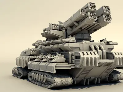 Legendary tank 3D print model