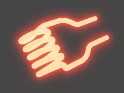 Glowing Filament 3D model