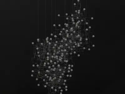 Fragile Future Iii Chandelier 3D model