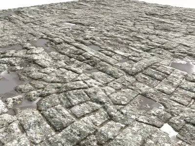 Old Floor Seamless 2 PBR Texture