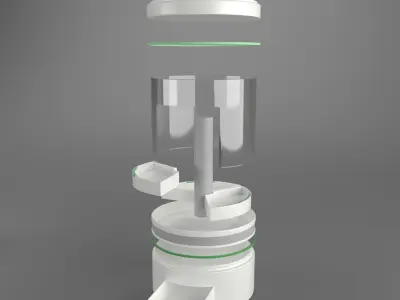 Sci-Fi Lab Hydroponic 3D 3D model