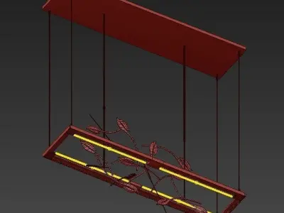 Autumn Pendant 3D model