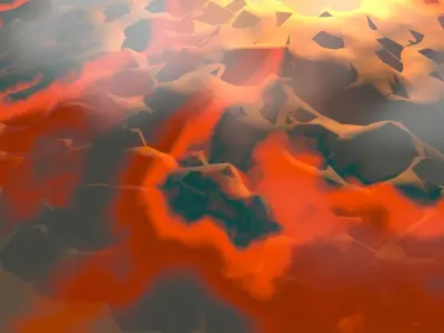 Volcano 3D model