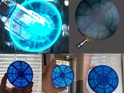 Paz Vizsla left gauntlet 3D print model