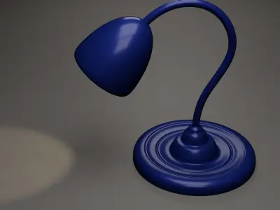 3D Lamp table Low-poly 3D model