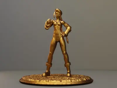 CAMMY - STREET FIGHTER 3D print model