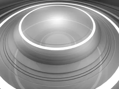 Sci Fi Room 3D model 10