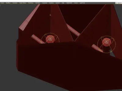 CHAUSSON SCONCE Low-poly 3D model