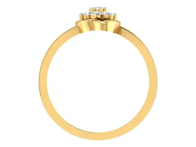 Solitaire Women Engagement Wedding Band Rings 3D print model purchase