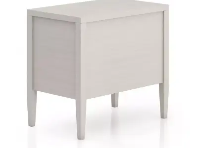 Light Wood Bedside Cabinet 3D model