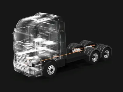  Electric Truck Chassis X-ray 