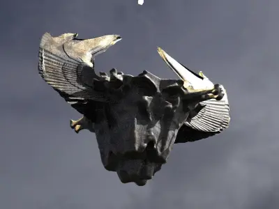 Floating Angel monolith 5 3D model