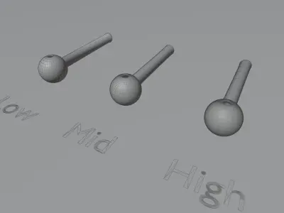 Meth Crack Pipe Low-poly 3D model