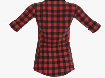 Stylized Womens Shirt 3D model