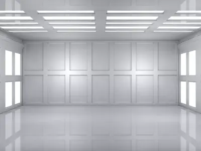 Sci Fi Room Low-poly 3D model