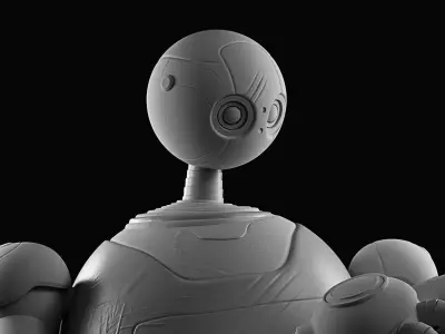 Roz figure 3D printing from The Wild Robot 3D print model