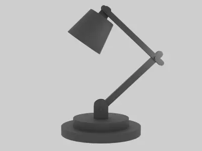 Pixar Lamp Concept - Game ready - Armature Rigg Low-poly 3D model